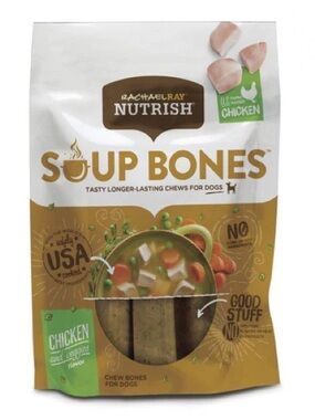 RACHAEL RAY NUTRISH SOUP BONES CHICKEN & VEGGIES RECIPE DOG TREATS